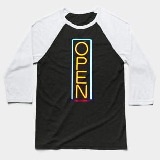 OPEN NEON Baseball T-Shirt